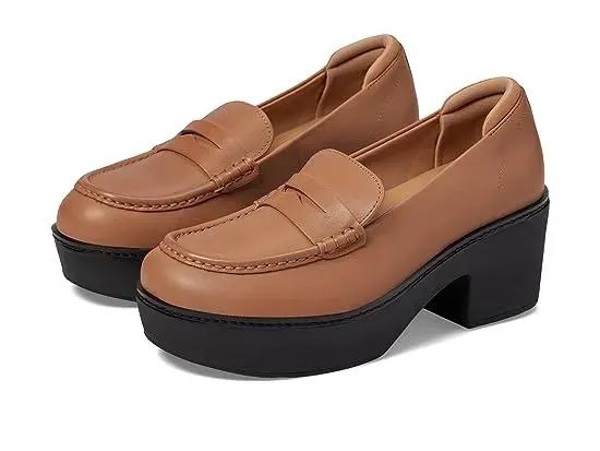 Pilar Leather Platform Loafers