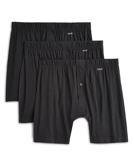 Pima Knit Boxers, Pack of 3