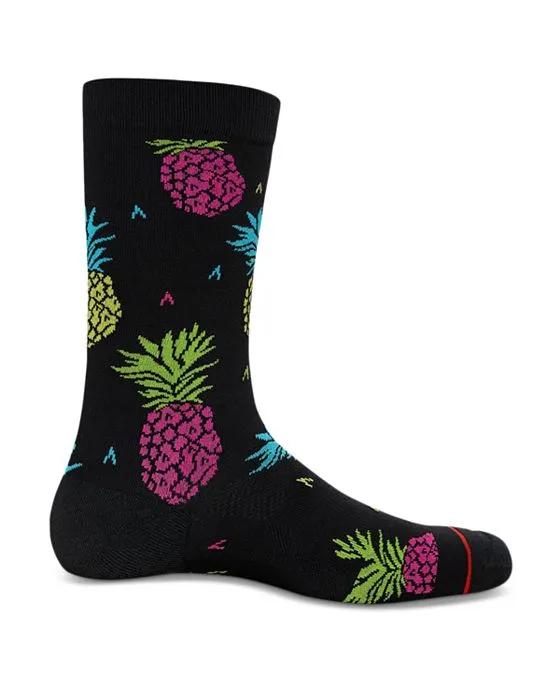 Pineapple Flip Whole Package Crew Socks
