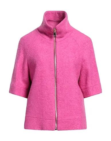 Pink Bouclé Coat