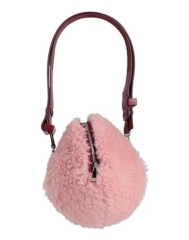 Pink Bouclé Handbag