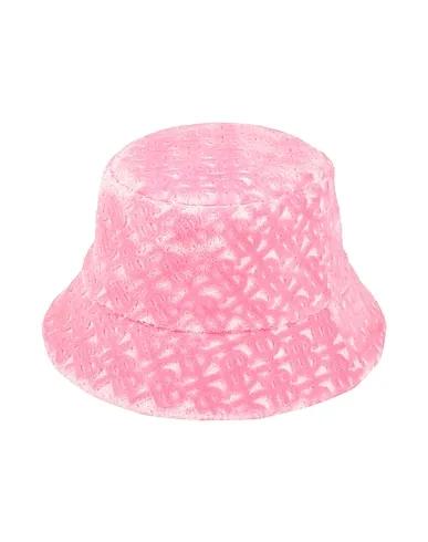 Pink Bouclé Hat