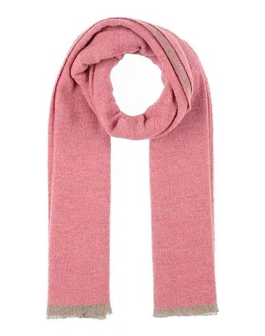 Pink Bouclé Scarves and foulards