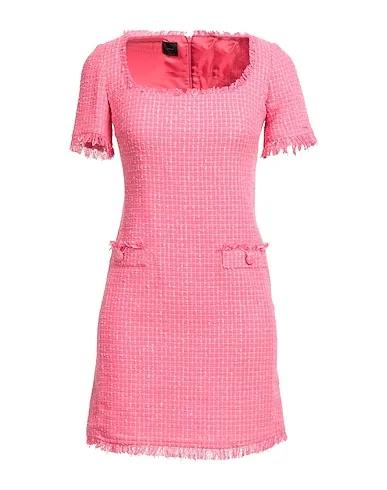 Pink Bouclé Short dress
