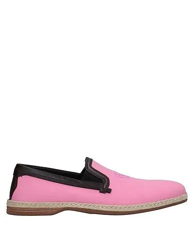 Pink Canvas Loafers