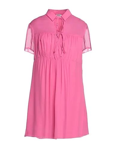 Pink Chiffon Short dress