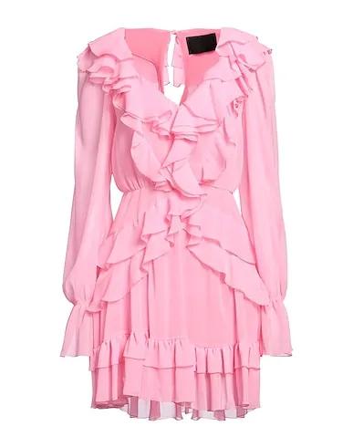 Pink Chiffon Short dress