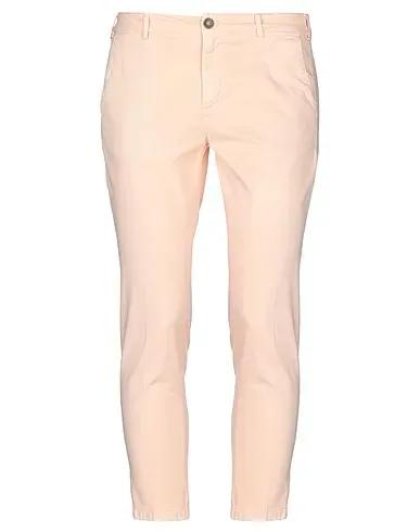 Pink Cotton twill Cropped pants & culottes