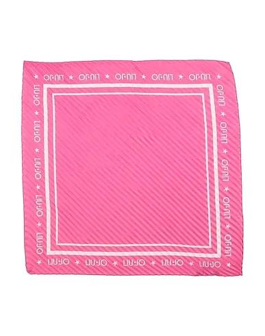 Pink Cotton twill Scarves and foulards