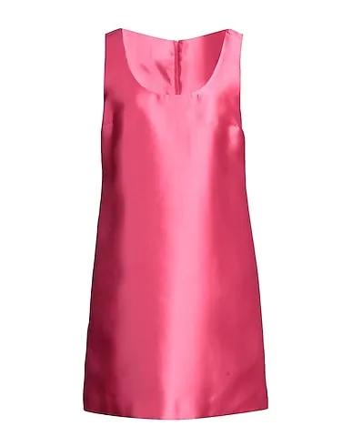 Pink Cotton twill Short dress