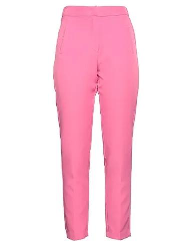Pink Crêpe Casual pants