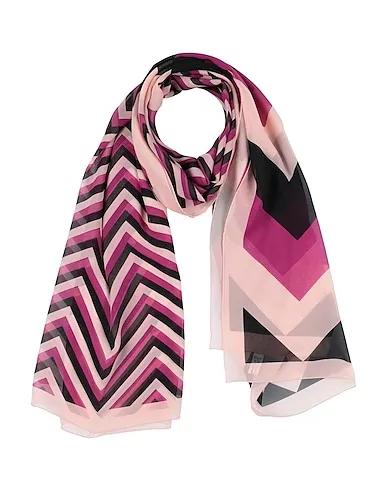 Pink Crêpe Scarves and foulards