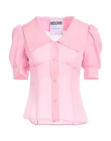Pink Crêpe Silk shirts & blouses