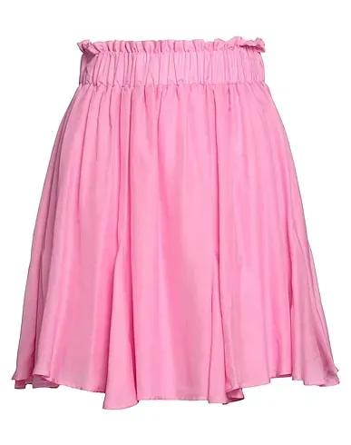 Pink Flannel Mini skirt