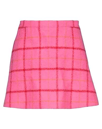Pink Flannel Mini skirt