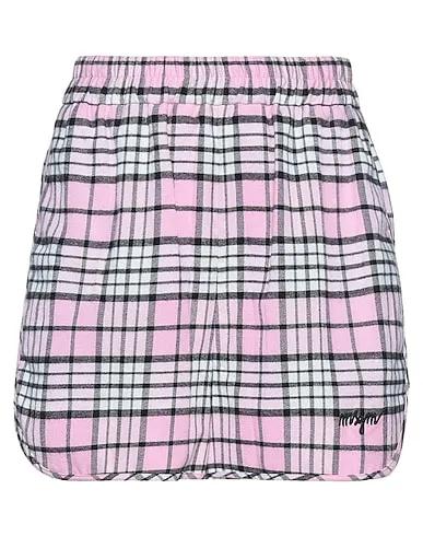 Pink Flannel Shorts & Bermuda