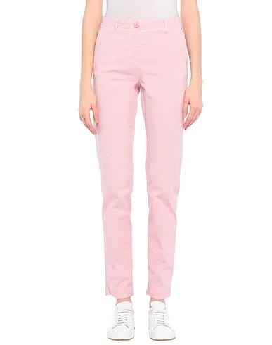 Pink Gabardine Casual pants