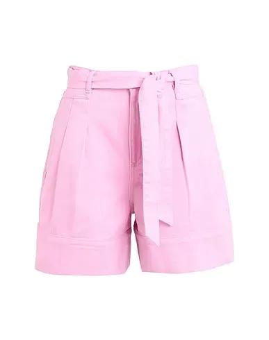 Pink Gabardine Denim shorts