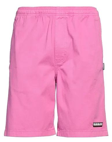 Pink Gabardine Shorts & Bermuda
