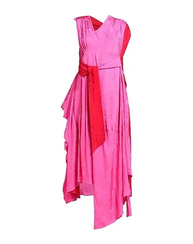 Pink Jacquard Elegant dress