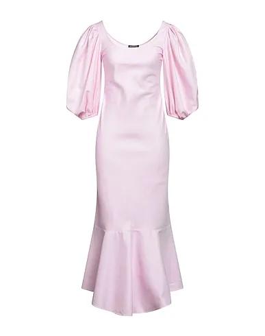 Pink Jacquard Long dress