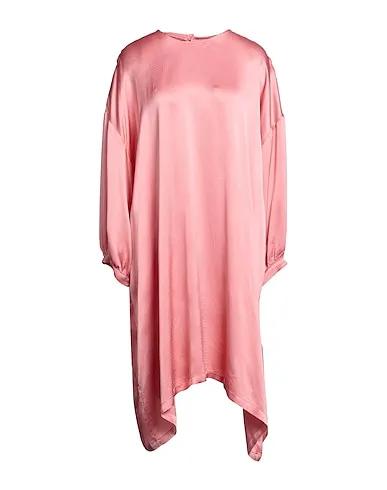 Pink Jacquard Midi dress