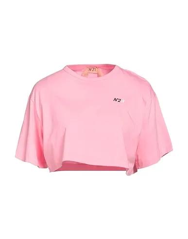 Pink Jersey Crop top