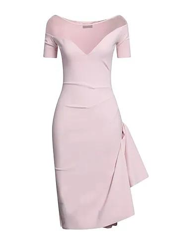 Pink Jersey Midi dress