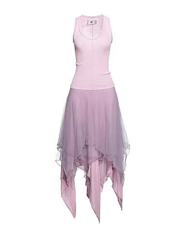 Pink Jersey Midi dress