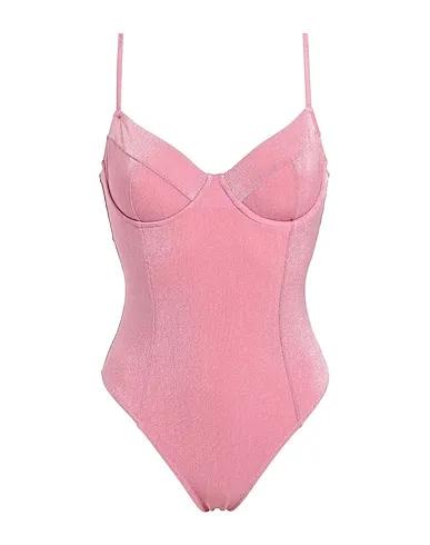 Pink Jersey One-piece swimsuits