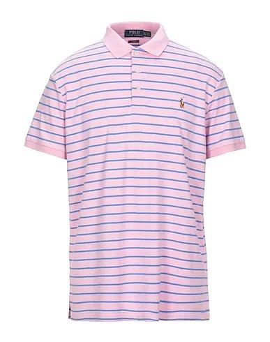 Pink Jersey Polo shirt SLIM FIT SOFT-TOUCH POLO