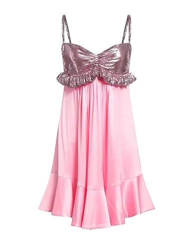 Pink Jersey Sequin dress