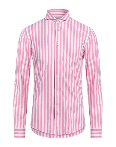 Pink Jersey Striped shirt