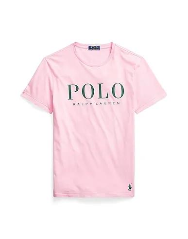 Pink Jersey T-shirt CUSTOM SLIM FIT LOGO JERSEY T-SHIRT