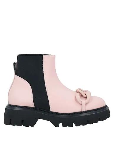 Pink Knitted Ankle boot