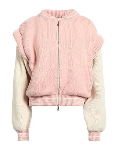 Pink Knitted Bomber