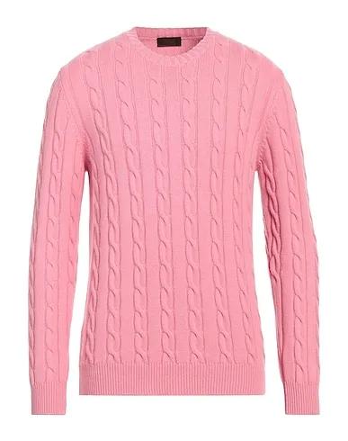 Pink Knitted Cashmere blend