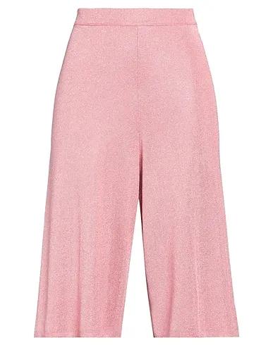 Pink Knitted Cropped pants & culottes