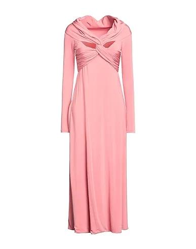 Pink Knitted Long dress