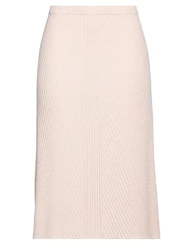 Pink Knitted Midi skirt