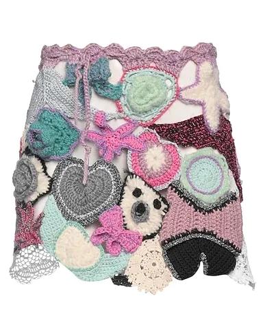 Pink Knitted Mini skirt
