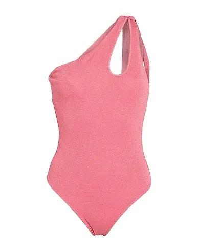 Pink Knitted One-piece swimsuits