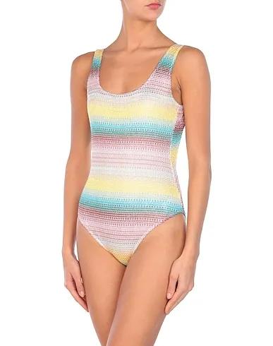 Pink Knitted One-piece swimsuits