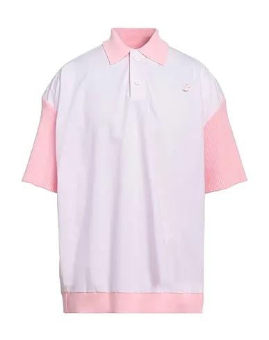 Pink Knitted Polo shirt