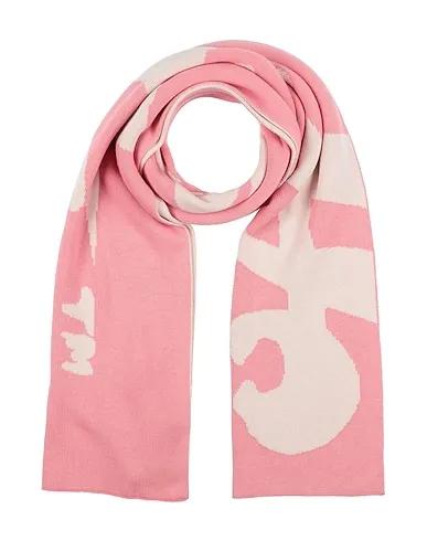 Pink Knitted Scarves and foulards