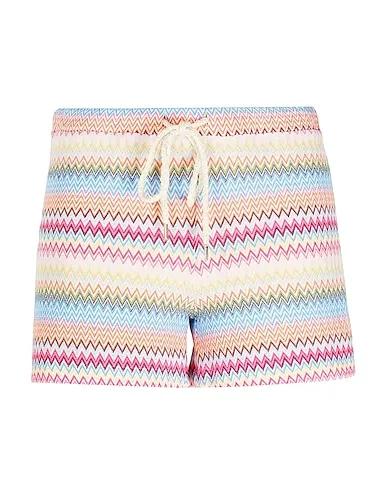 Pink Knitted Shorts & Bermuda COTTON JACQUARD PULL-ON SHORTS