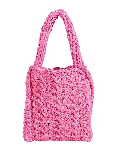 Pink Knitted Shoulder bag