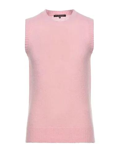 Pink Knitted Sleeveless sweater
