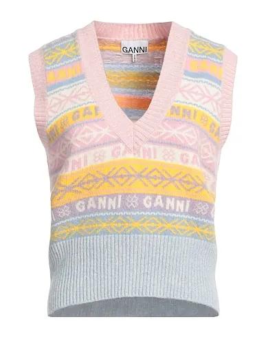 Pink Knitted Sleeveless sweater