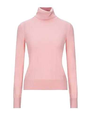Pink Knitted Turtleneck